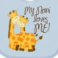 thumbnail image 4 of Inktastic My Noni Loves Me Boys or Girls Baby Bib, 4 of 4
