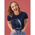 thumbnail image 2 of Lineart Paint Draw Penguin  Shaped T-Shirt Women -Image by Shutterstock, Female 3X-Large, 2 of 4