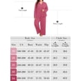 thumbnail image 5 of SHOWMALL Women's Plus Size Pajama Sets Long Sleeve Button Down Sleepwear 2-Piece Loungewear with Pockets, 5 of 7
