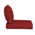thumbnail image 6 of DREAMSIDEA Outdoor Deep Seat Cushion Set, Patio Furniture Cushions & Back Pillow, Water-Resistant Fade-Resistant Deep Seat Bottom and Back Cushion for Chair, Sofa, and Couch,Burgundy, 6 of 7