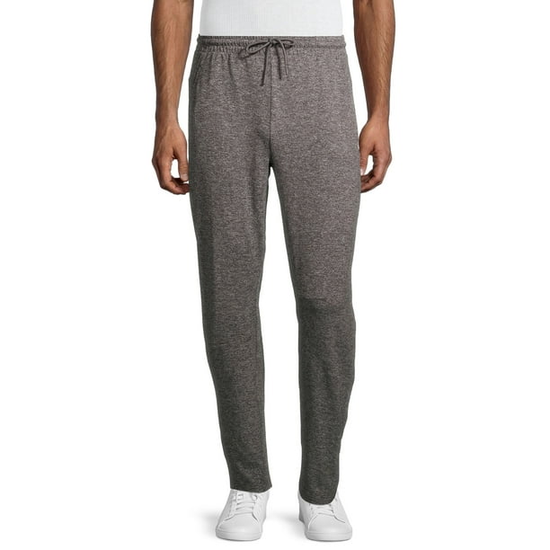 Athletic Works Men's and Big Men's Peached Jersey Joggers, up to Size ...