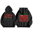 thumbnail image 2 of Christmas Sweatshirt Cozy Oversized Pullover Tops Soft Hoody Casual Holiday Long Sleeve Top with Front Pocket for Winter Hoodies for Women Black L, 2 of 4