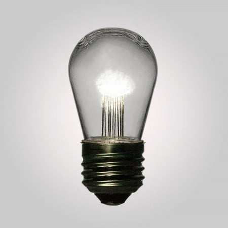 

Fantado White 0.7-Watt LED S14 Sign Light Bulb Shatterproof E26 Medium Base by PaperLanternStore