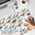 thumbnail image 4 of Long Mouse Pads for Desk,White Dinosaur Silhouette Pattern Desk Mats on Top Of Desks, Desk Mouse Pad Extra Large with 3mm Non-Slip Base and Stitched Edge for Gaming,Office,Work,Home 31.5"x11.8", 4 of 6