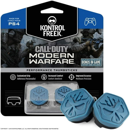 KontrolFreek, Call of Duty Modern Warfare Thumbsticks, PlayStation 4, Blue/Black,