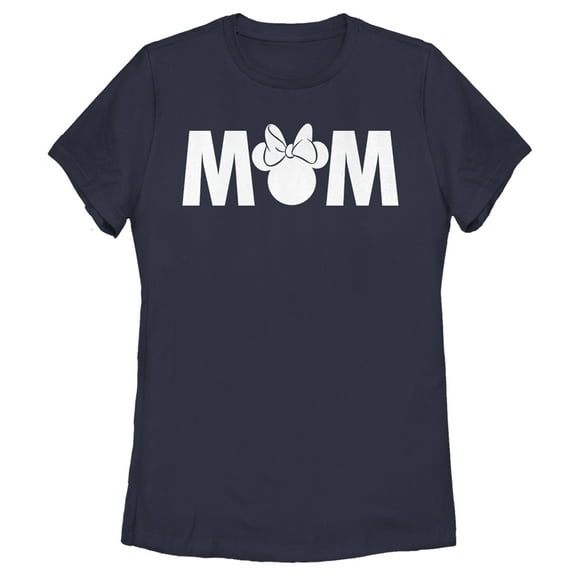 Women's Mickey & Friends Mother's Day Minnie Mouse Mom Navy Graphic Tee Navy Blue Small