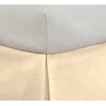 thumbnail image 3 of D.N.G. BEDDINGS 1 Piece Split Corner Tailored Bed Skirt, 12 Inch Deep Pocket, 800 Thread Cotton 100% Egyptian Cotton, Full Size (54" x 75") Inch, Solid Ivory, 3 of 3