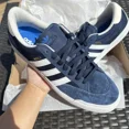 thumbnail image 2 of Ad-id-as Nora Men's Skateboarding Shoes Collegiate Navy White IG5258 Size 11.5, 2 of 6