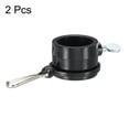 thumbnail image 3 of Flag Pole Rings Mounting Clips Rotating Fasteners 29mm x 27mm Black Pack of 2, 3 of 5
