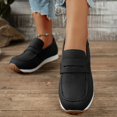 thumbnail image 2 of Slip-On Loafers for Women Wide Strap Casual Platform Shoes Plus-Size Comfortable Everyday Walking Spring and Summer Style with Rounded Toe Box, 2 of 9
