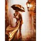 thumbnail image 1 of Taladro Pintura Diamante (DE9382) Kit Redondo Completo DIY 5D Amantes Elegantes Dibujo (V798) 20X30cm FLhrweasw Nuevo, 1 of 1