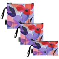 thumbnail image 2 of Reusable Food Storage Bags with Eco-Friendly EVA Lining Lunch Bag for Lunch, Travel & Organization Abstract Floral Designs, 2 of 8