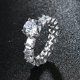 thumbnail image 5 of Anillo de cobre para mujer, señora y niña, decoración con circonita, forma de corazón, chapado redondo, joyería (#8), 5 of 5