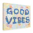 thumbnail image 4 of Canvas Wall Art - Dean Russo 'Good Vibes' Wall Art for Living Room, Bedroom, or Office Décor by Trademark Fine Art - 47 x 35 Inches, 4 of 4