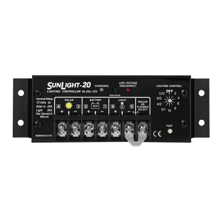 

Morningstar SL-20L-12V SunLight Solar Lighting Controller 20A 12VDC