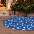 thumbnail image 6 of Lsque Airplanes in the Sky Print Christmas Tree Skirt, Tree Skirt with Ties or Velcro, Perfect for Holiday Decorations, Halloween, and New Year-36", 6 of 7