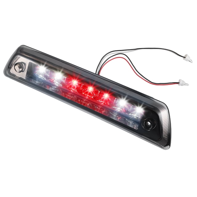 Luz trasera de freno de montaje alto AL3Z-13A613-E Centro de cabina trasera Tercera luz de freno Lámpara de carga de freno trasero para Ford F-150 2009-2014 ABS Negro