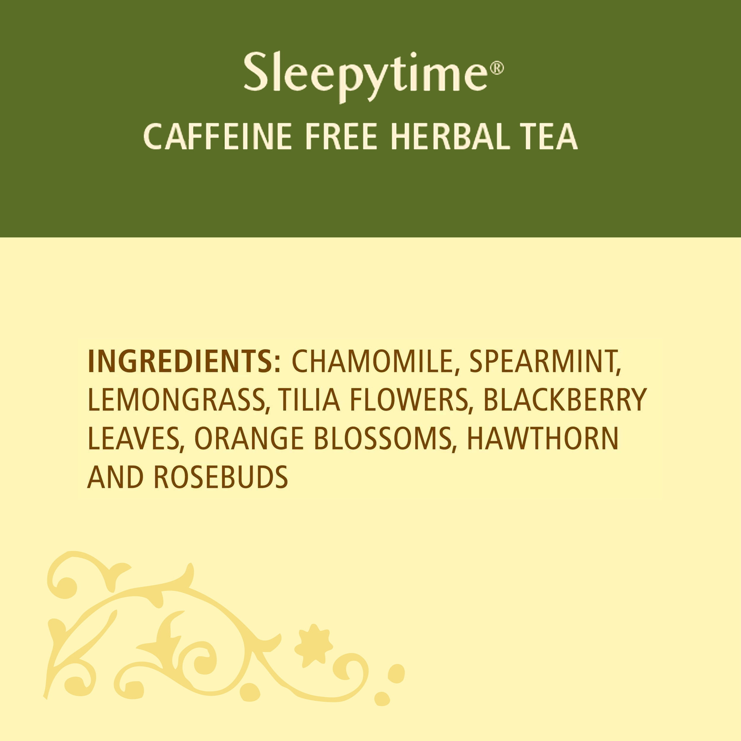 (2 pack) Celestial Seasonings Sleepytime Caffeine-Free Keurig K-Cup Herbal Tea Pods, 12 Count