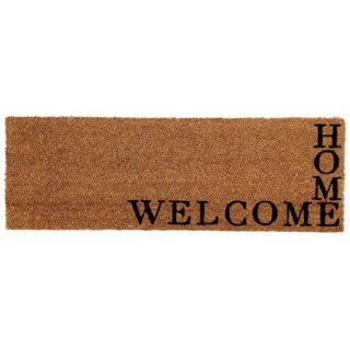 LuxUrux Hello Door Mat Outdoor Coco Coir Doormat, with Heavy-Duty PVC  Backing - Natural - Perfect Color/Sizing for Outdoor/Indoor uses. (17 x 30