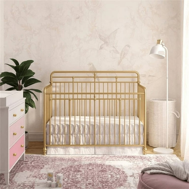 Gold crib and changing table deals