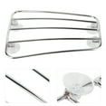 thumbnail image 4 of Motorcycle Luggage Rack, Motorcycle  Rack Retro Style Exquisite Universal  For Motorcycle Black,Silver, 4 of 8