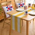 thumbnail image 2 of Small Table Runner 48 inches Long Gradient Minimalist Country Farmhouse Waterproof Table Cloth Holiday Kitchen Dining Table Decorations for Indoor Outdoor Home Party Coffee, 2 of 8