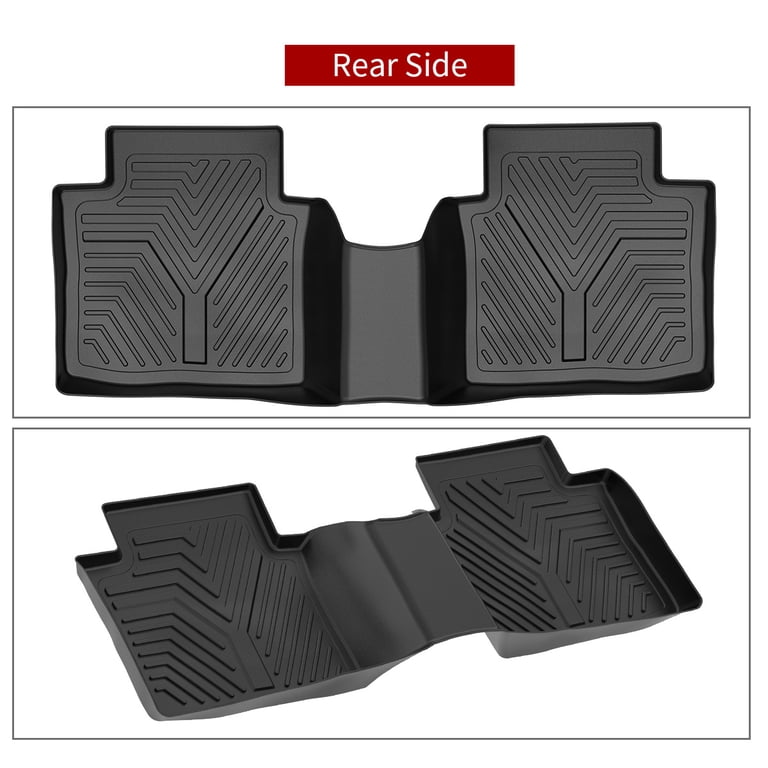 Fits Chevy Impala 2014-2020 1st & 2nd Rows TPE All Weather Floor Mats Fits Chevy Impala 2014-2020 1st & 2nd Rows TPE All Weather Floor Mats
