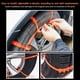 thumbnail image 2 of Cadenas universales de estilo de coche Cadena de nieve de neumáticos de rueda SUV de nailon ajustable (10 uds), 2 of 4