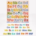 thumbnail image 3 of Juguetes de Rompecabezas de Madera con Letras y Números del Alfabeto ABC para Niños Pequeños de 18 Meses o Más Aprendizaje Preescolar para Niños B, 3 of 8