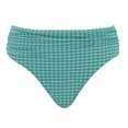 thumbnail image 3 of Panache Midi Gathered Swim Pant (SW1729),10-Small,Green Gingham, 3 of 6