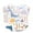 E, variant on Kaireo Waterproof Baby Feeding Bib Fox and Rabbit,Baby Set Toddler with Crumb Catcher Pocket & Snap Button Baby Feeding for 6 24 Months