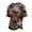 A003-Dark Gray, variant on Mens Halloween Shirt Pumpkin Ghost Funny Graphic Print Halloween T Shirts Plus Size Short Sleeve Halloween Blouse Tops