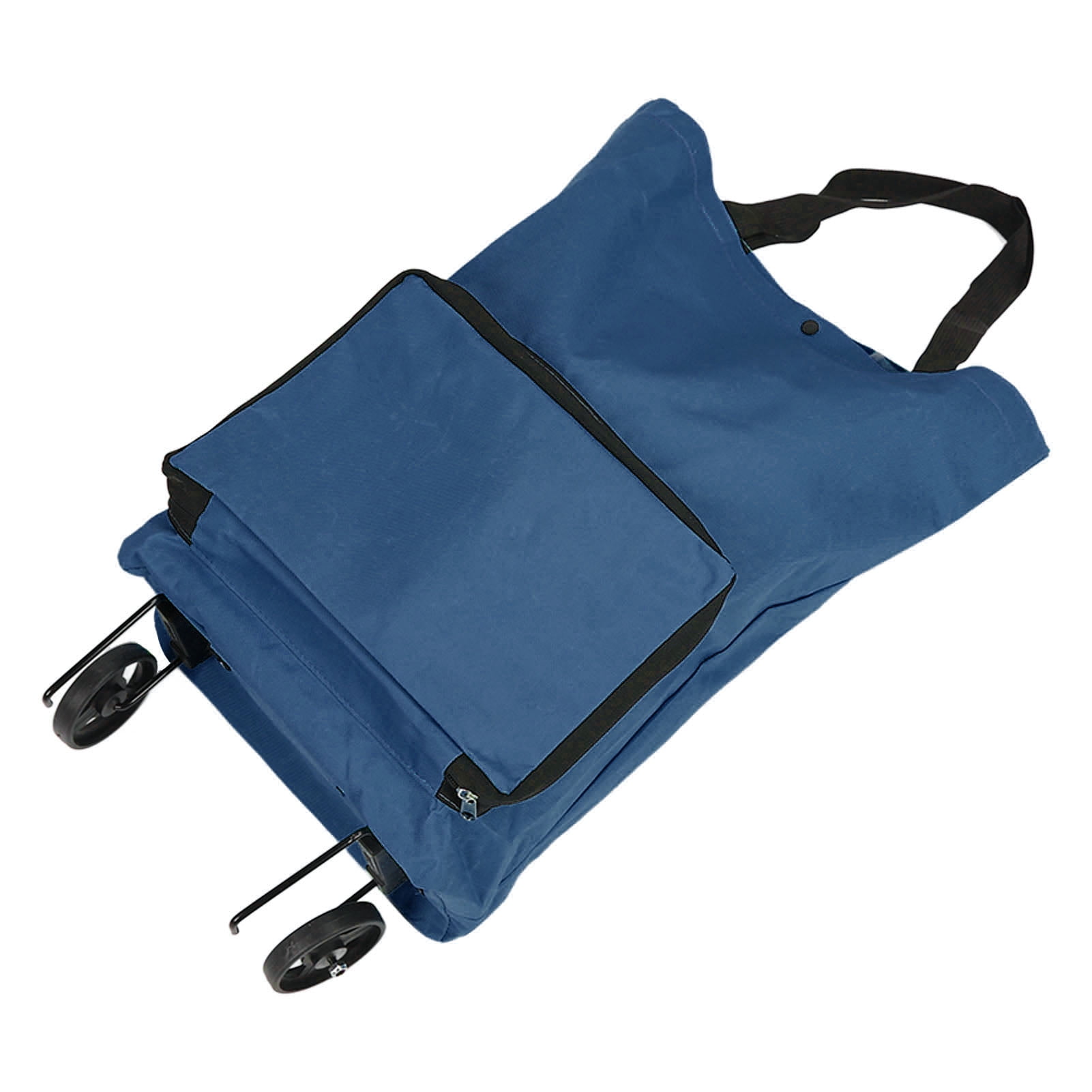 Foldable Shopping Cart, Portable Oxford Fabric Folding Shopping Bag