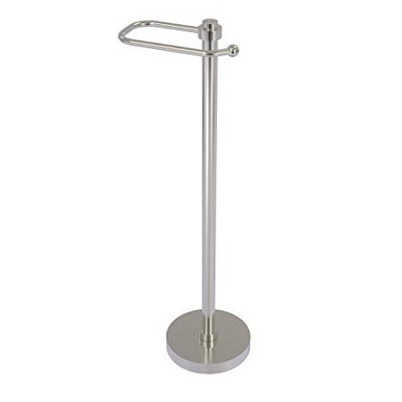 Allied Brass TS-25E-SN European Style Toilet Tissue Stand Satin Nickel