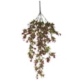 thumbnail image 1 of 3PCS Artificial Hanging Vine, Sweet Potato Leaves Plastic Plants Greenery Faux Ivy Fake Plant UV Resistant, 1 of 5