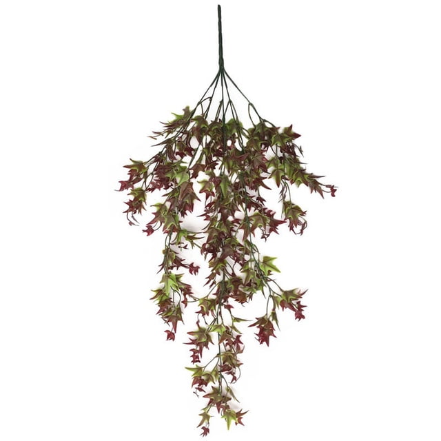 3PCS Artificial Hanging Vine, Sweet Potato Leaves Plastic Plants Greenery Faux Ivy Fake Plant UV Resistant