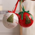 thumbnail image 4 of 1 pieza de bolas de Navidad, adornos para árbol de Navidad, bolas colgantes para árbol de Navidad, decoración para fiesta en el hogar, regalo de Año Nuevo 2024, Noel Navidad, 4 of 5
