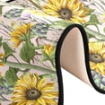 thumbnail image 6 of SKYSONIC 2X6 Feet Natural Wild Sunflowers Runner Rug with Rubber Backing, Vintage Summer Floral Non Slip Entryway Rug Runner Washable Soft Area Rug Carpet for Hallway Bedroom Kitchen Decor, 6 of 6