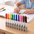thumbnail image 2 of Marker Holders (5 Pack): Silicone Organizers for Broad Tip Markers, Prevent Lost Lids, Portable, Value Family Size, Dishwasher Safe, 2 of 7
