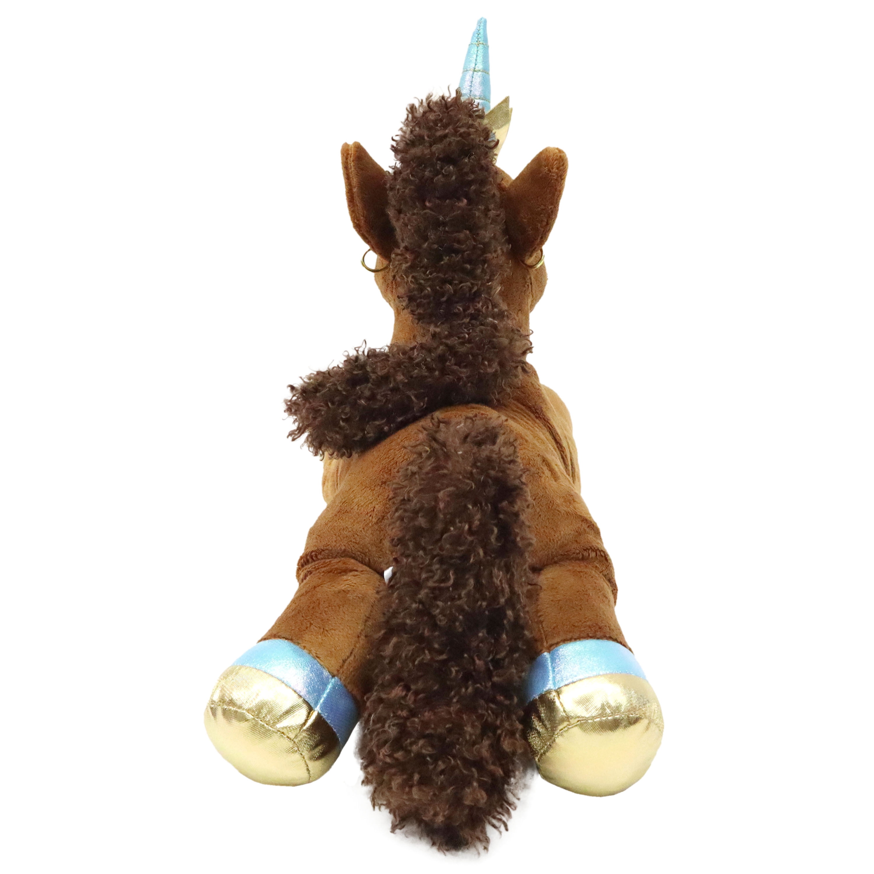 Afro Unicorn 13.75 inch Stuffed Plush Toy, Lying Unique