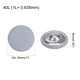 thumbnail image 2 of 10uds 40L Tela Paño Cubierto Botón 25mm Redondo Metal Vástago Costura Botones para Trajes Vestido Blusas Claro Azul Unique Bargains, 2 of 5