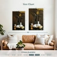 thumbnail image 4 of Elephant Stock Carved Wooden Buddha Wall Art - Vertical Canvas Wall Art - Living Room Wall Decor - Wellness Canvas - Brown And Gold Decor - 26" x 39", 4 of 8