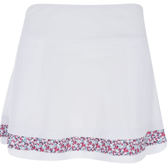 Ben Hogan 16 Inch 2 Tier CB Flouncy Bright White Skort Women M