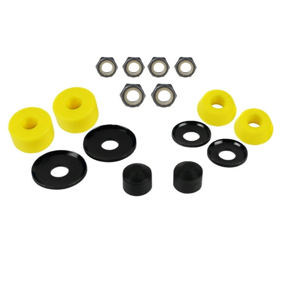 Skateboard Truck Rebuild Kit 94A Bushings Washers Pivot Cups Nuts For 2 Trucks