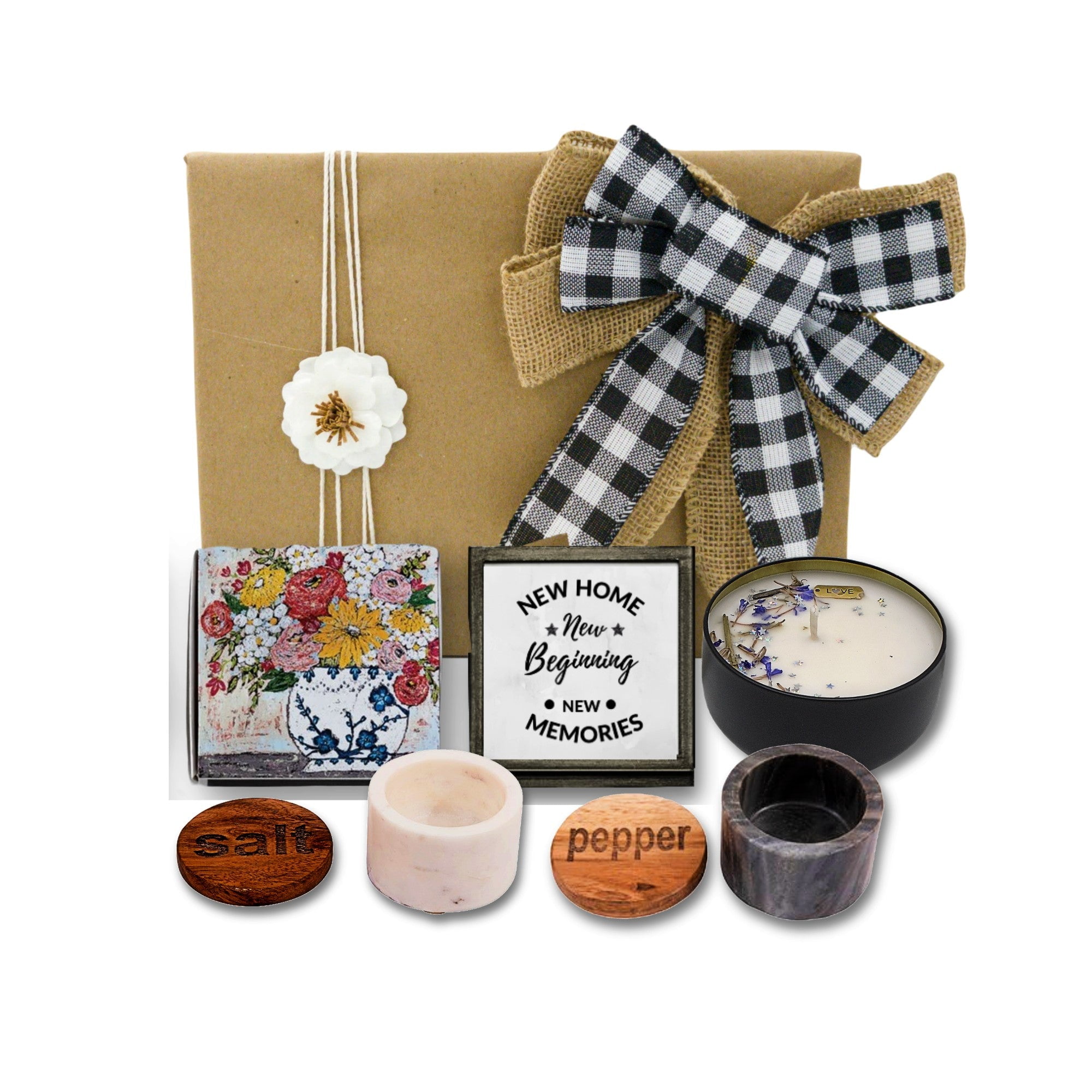 Salt and Pepper Boxed Set: House Gift, Birthday, Or For You. 1.5 WT. -  Maine Sea Salt Company