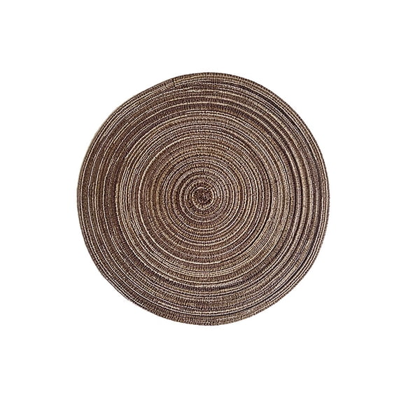 Ensemble de 1 Napperons en Vinyle Tissés - Napperons en Plastique Lavables et Faciles à Nettoyer pour la Salle à Manger, la Cuisine Ou l'Extérieur