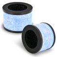 thumbnail image 1 of Reemplazo De Filtros Hepa Verdaderos Mk06 H13 Para Purificador De Aire Aroeve Mk01 Mk06 Y Kloudi Dh-Jh01 Intelabe Epi080/Ep1080 Elechomes Epi081/Ep1081 H13 Filtro Hepa Verdadero Premium Paquete De 2, 1 of 5