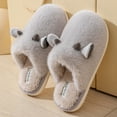 thumbnail image 5 of CHUMUD Women's Slippers Plush Warm Indoor Bedroom House Shoes with Memory Foam Winter Cozy Fleece Lined Scuff Slippers, 5 of 6