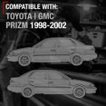 thumbnail image 4 of Interior Front/Rear Driver & Passenger Door Handle 4-Piece Set - Compatible with 1998-2002 Toyota Corolla, 98-02 Chevrolet Prizm - Beige - OEM 79500, 80890, 69206-02050-E0, 79501, 80889, 6920502050E0, 4 of 5