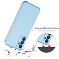 thumbnail image 2 of for Samsung Galaxy A14 5G Case Luxury Plating Case Cover Slim Lightweight Glossy Bling Phone Case Soft TPU Shockproof Bumper Case Electroplated Case,Blue, 2 of 5